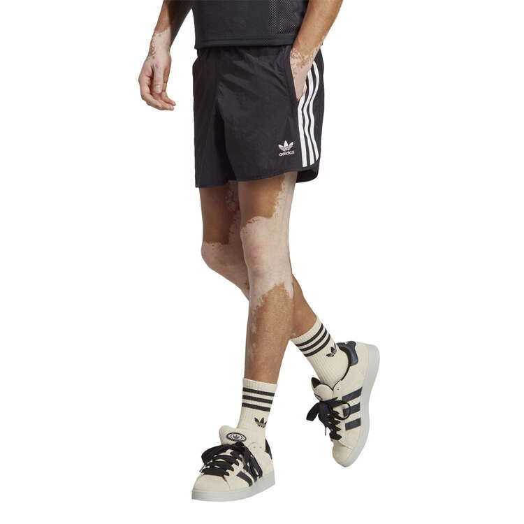adidas Originals Mens Adicolor Classics Sprinter Shorts, Black, rebel_hi-res