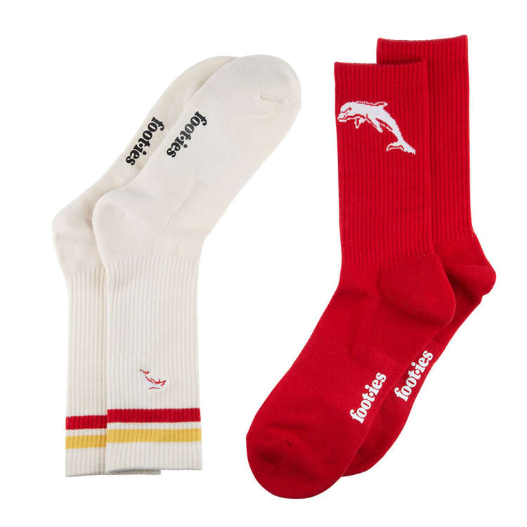 Dolphins Sneaker Socks 2 Pack, , rebel_hi-res