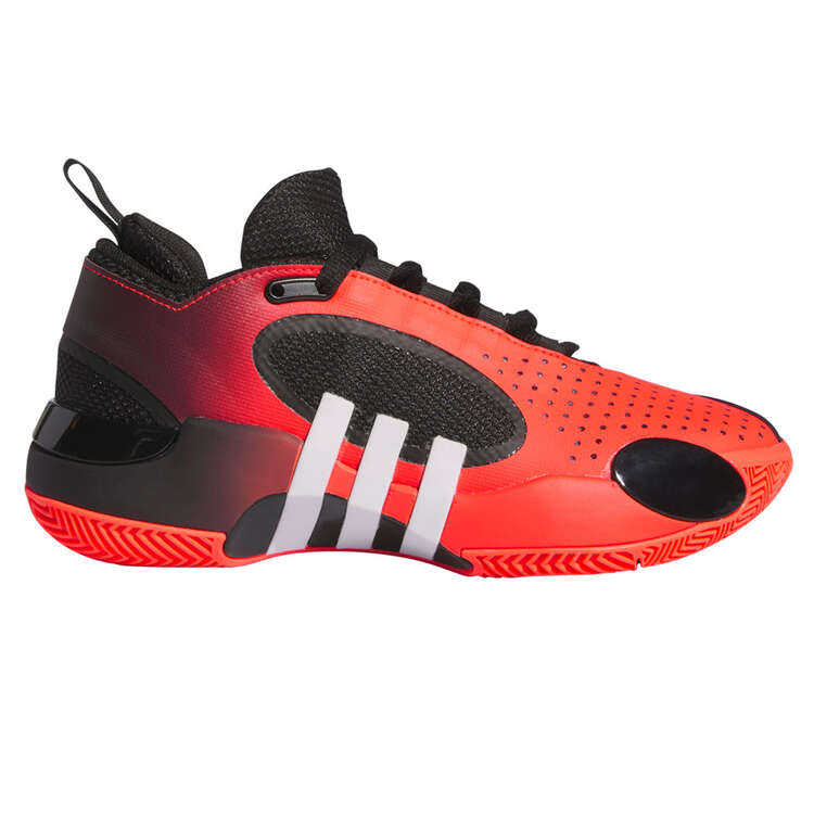 adidas D.O.N. Issue 5 GS Kids Basketball Shoes Red/Black US 4, Red/Black, rebel_hi-res