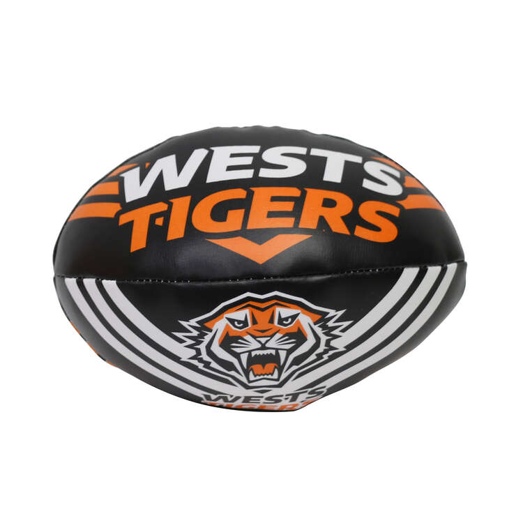 Steeden NRL West Tigers Sponge Supporter Ball, , rebel_hi-res