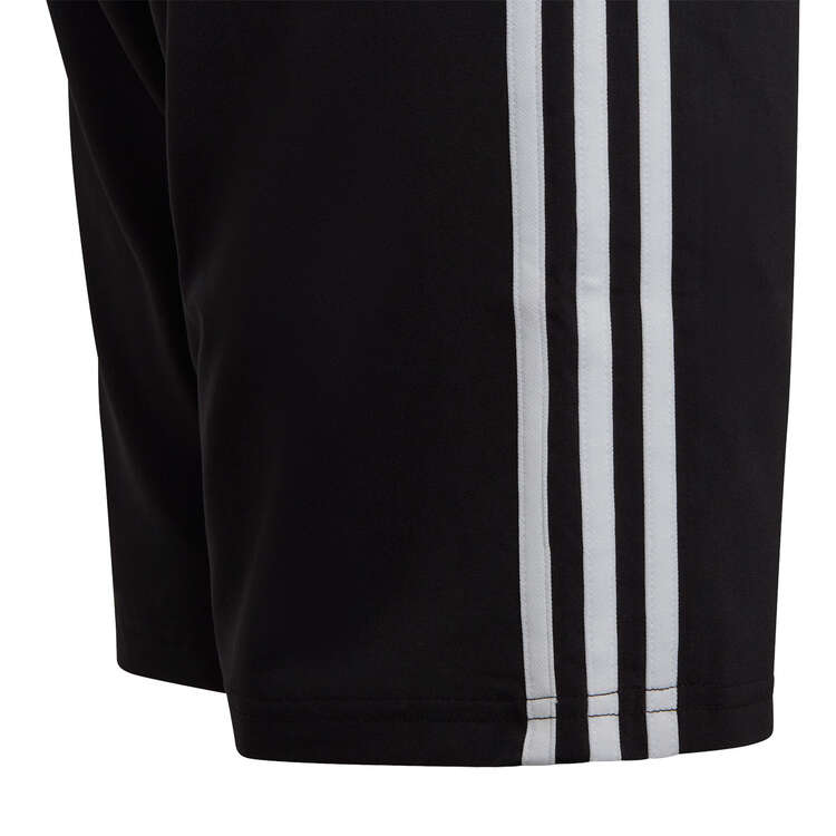 adidas Kids Essentials 3-Stripes Woven Shorts, Black, rebel_hi-res