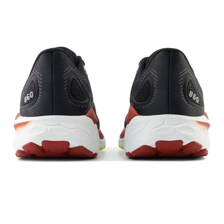New Balance Fresh Foam X 860 v13 2E Mens Running Shoes, Black/Red, rebel_hi-res