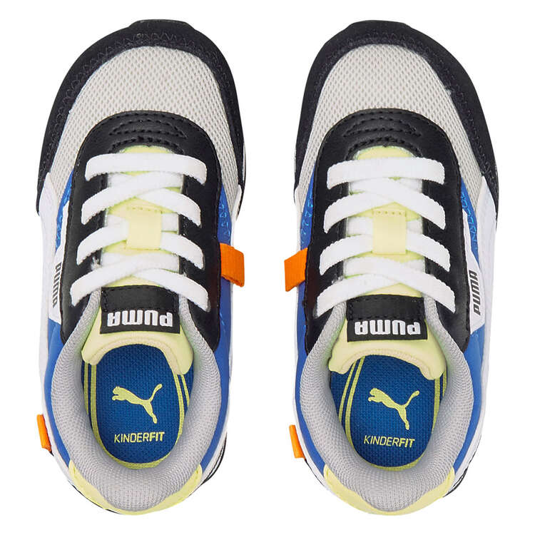 Puma Future Rider Splash Toddlers Shoes, Grey/Blue, rebel_hi-res