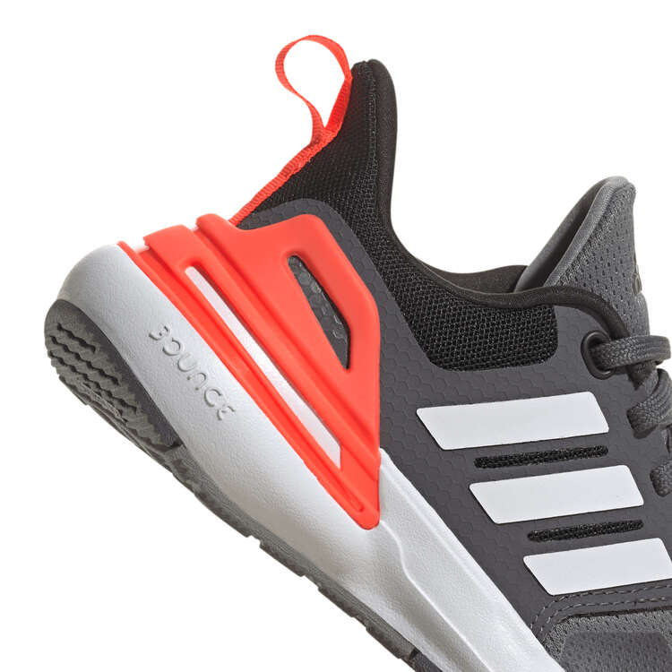 adidas RapidaSport Bounce Kids Running Shoes, Grey/White, rebel_hi-res