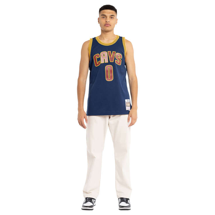 Mitchell & Ness Cleveland Cavaliers Kevin Love 2015/16 Basketball Jersey, Navy, rebel_hi-res