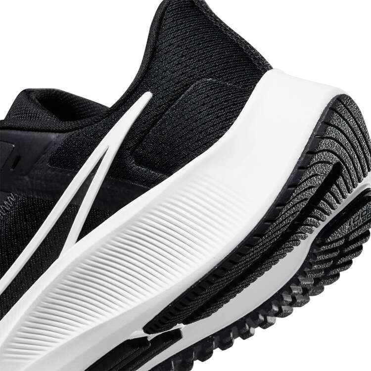 Nike Air Zoom Pegasus 38 Kids Running Shoes Black/White US 1 | Rebel Sport