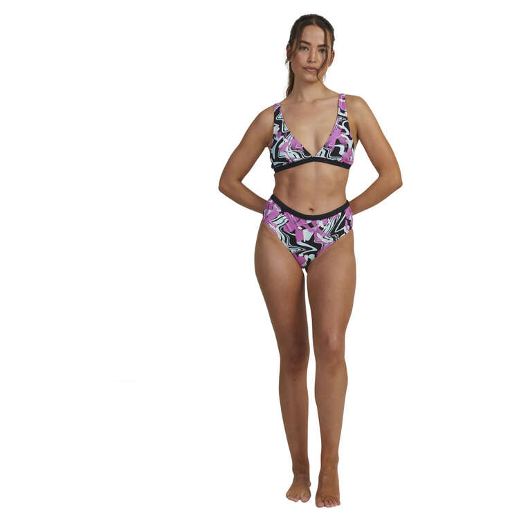 Roxy Womens Ace Enlongated Tri Bikini Top, Print, rebel_hi-res