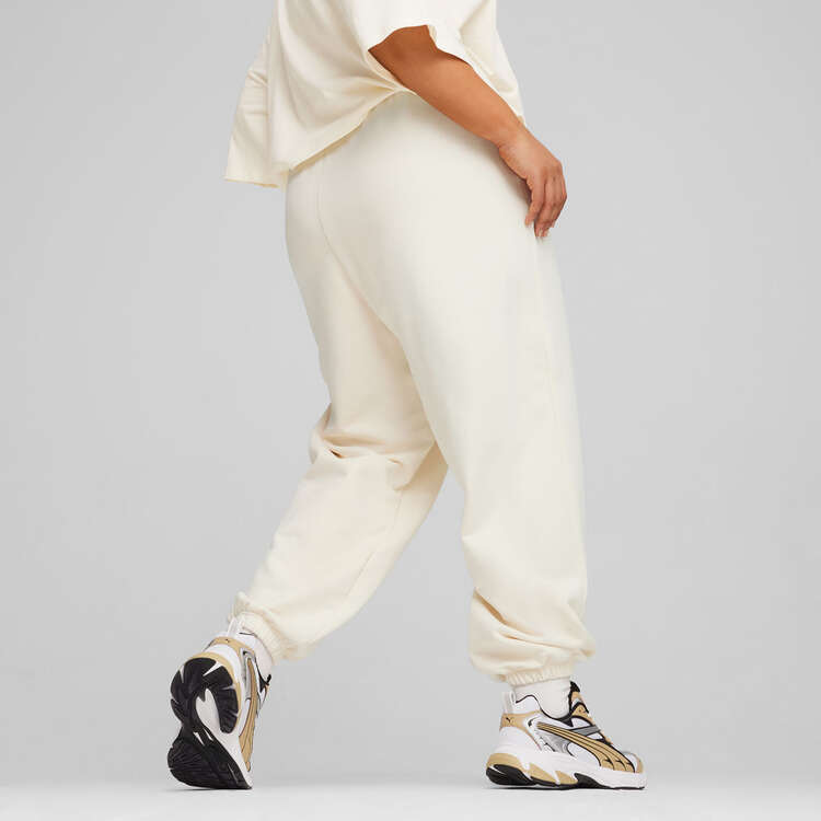 Puma Womens Better Classics Sweatpants, White, rebel_hi-res