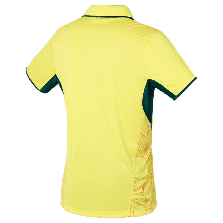 Cricket Australia Mens 2023/24 Replica ODI Home Shirt, Yellow, rebel_hi-res