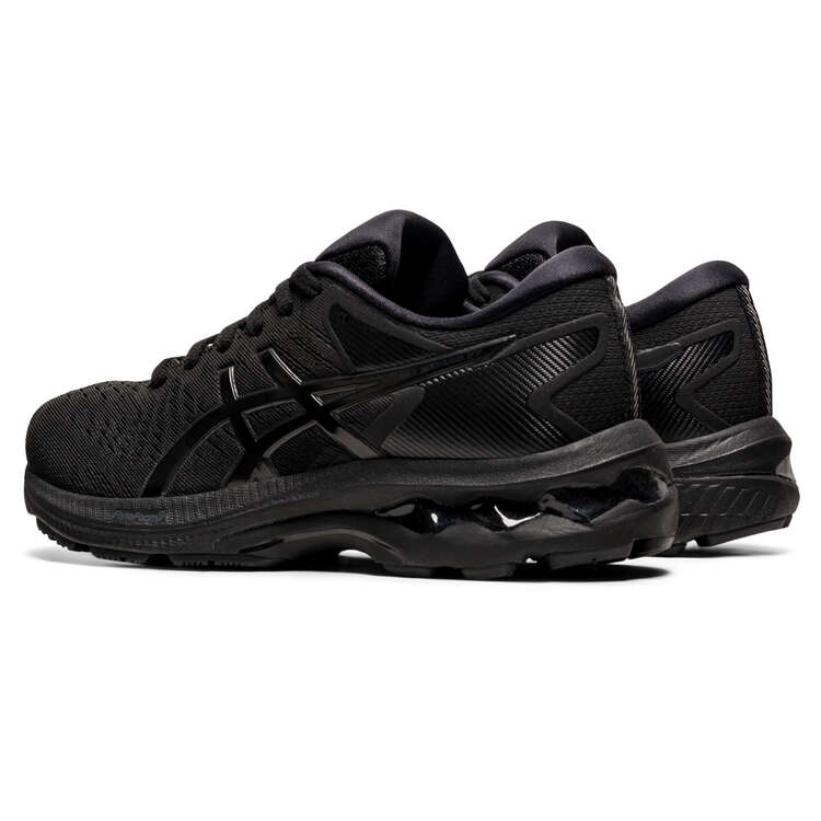 Asics GEL Kayano 27 GS Kids Running Shoes Black US 1, Black, rebel_hi-res
