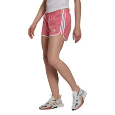 adidas Womens Marathon 20 Running Shorts Pink XS, Pink, rebel_hi-res
