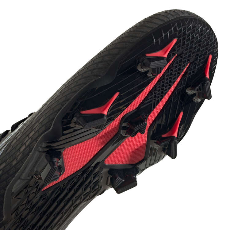 adidas X Speedflow .3 Football Boots Black/Pink US Mens 4 / Womens 5, Black/Pink, rebel_hi-res