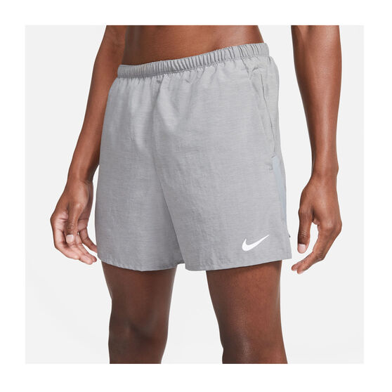 Nike Mens Challenger Dr-FIT Brief-Lined Running Shorts, Grey, rebel_hi-res