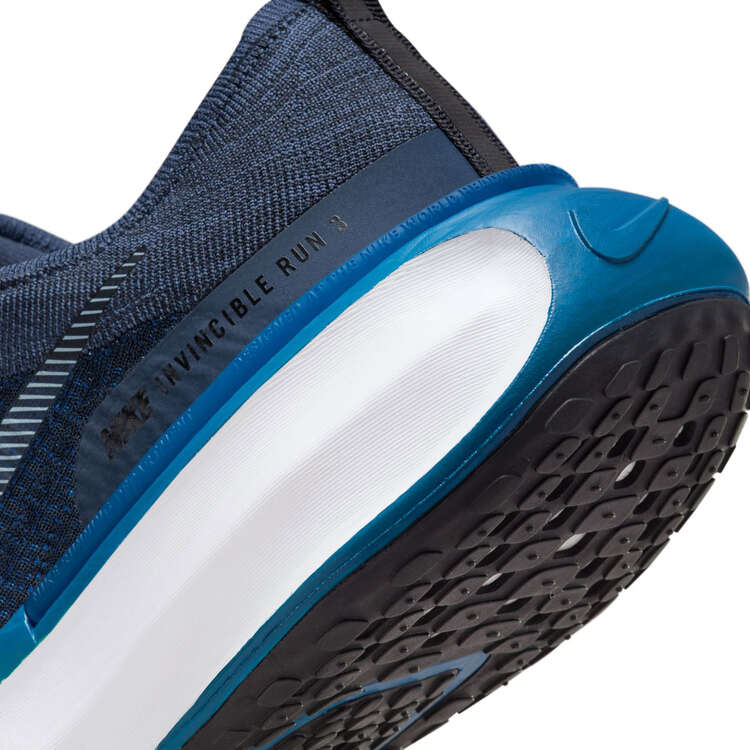 Nike ZoomX Invincible Run Flyknit 3 Mens Running Shoes Black/Grey US 7, Black/Grey, rebel_hi-res