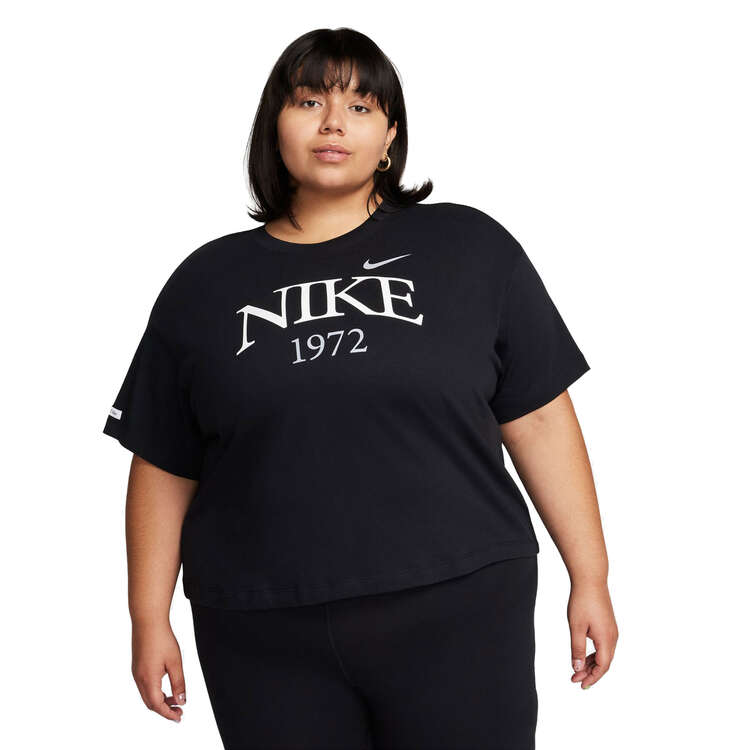 Nike Womens Sportswear Boxy Tee Black XL, Black, rebel_hi-res