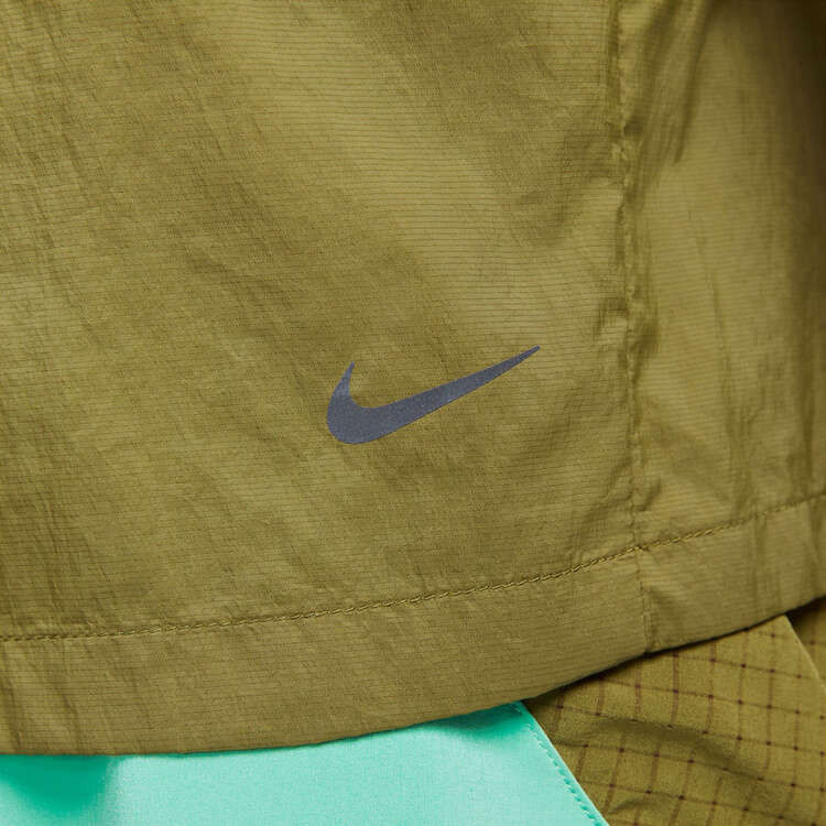 Nike Mens Trail Aireez Lightweight Running Jacket, Green, rebel_hi-res