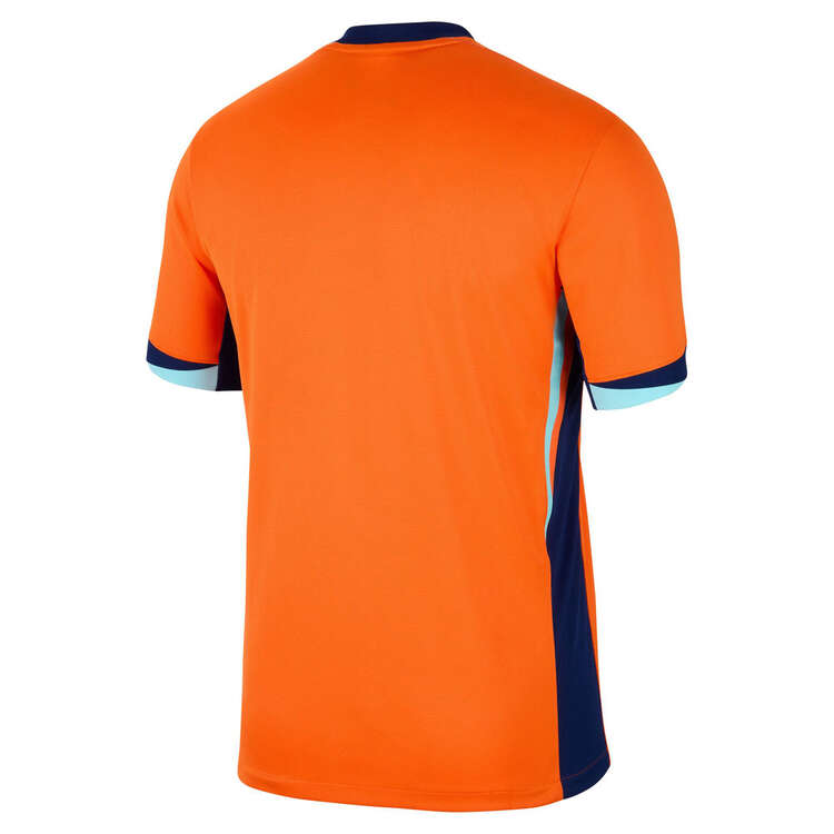 Netherlands 2024 Mens Stadium Home Football Jersey Orange S, Orange, rebel_hi-res