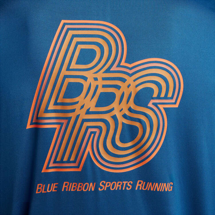 Nike Mens Running Energy Dri-FIT 1/2 Zip Running Top, Blue, rebel_hi-res