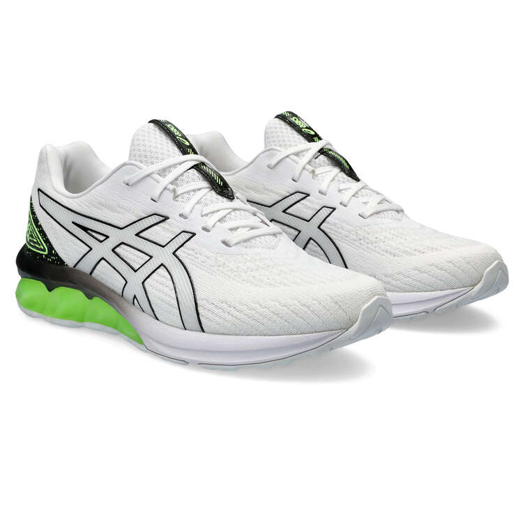 Asics GEL Quantum 180 7 Mens Casual Shoes, White/Green, rebel_hi-res