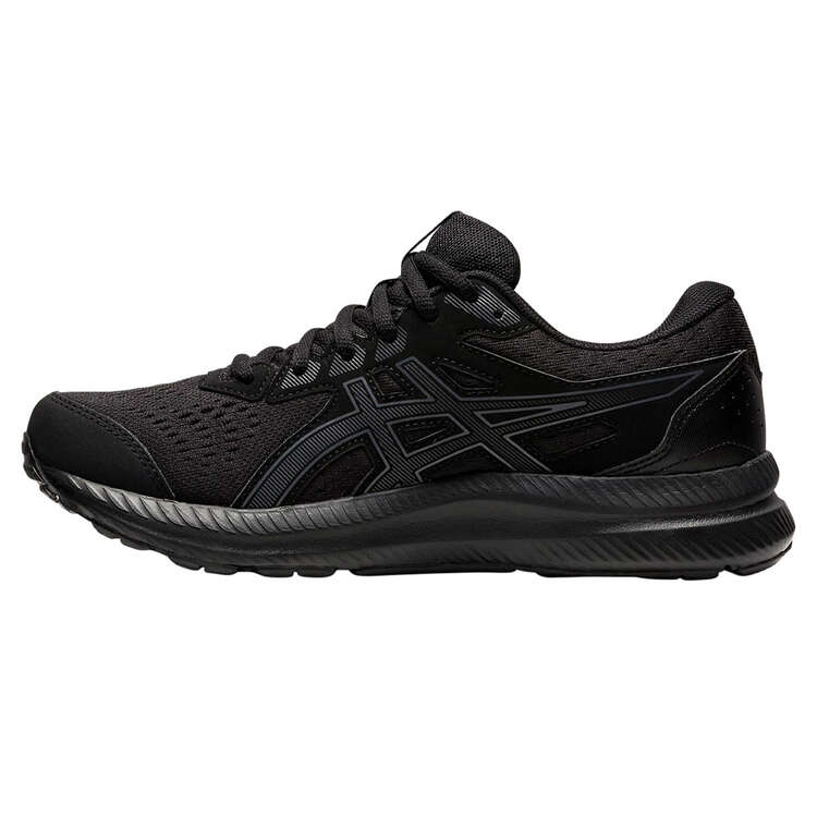 Asics GEL Contend 8 Womens Running Shoes Black US 6, Black, rebel_hi-res