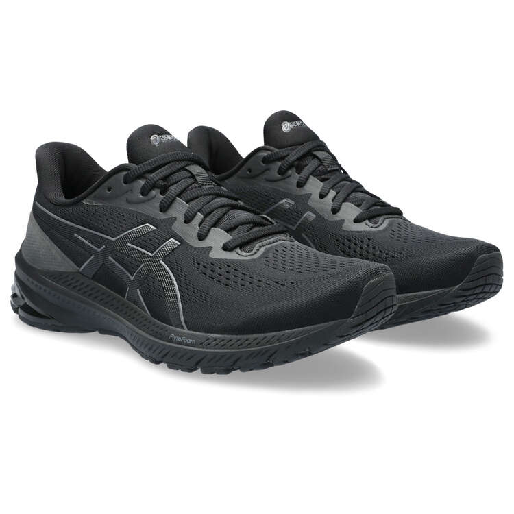 Asics GT 1000 12 Womens Running Shoes, Black/Grey, rebel_hi-res