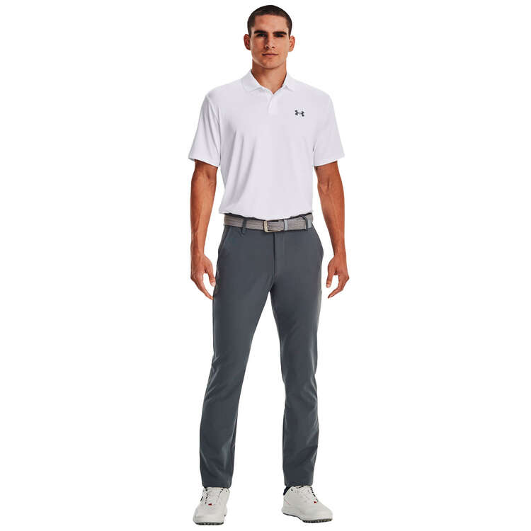 Under Armour Mens Performance 3.0 Polo Shirt, White, rebel_hi-res